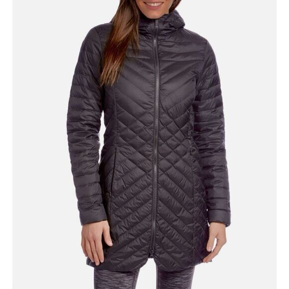 THE NORTH FACE Karokora Parka 700 Down Fill Hooded Puffer Jacket size S Black - Picture 1 of 15